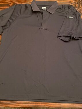 Blackhawk! Men's Black Performance Polo